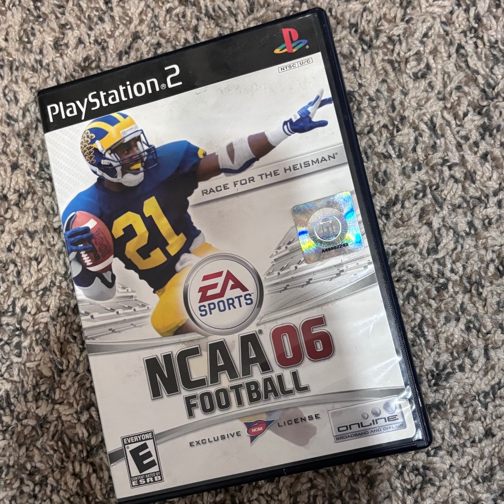 NCAA 06 football PlayStation 2 game